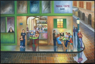 Serve 'Em Up Ralph, painting by J. VAK