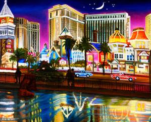 Reflection of Las Vegas, Luminist