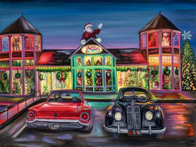 St. Nicks, painting by J. VAK