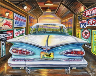 Painting by J. VAK