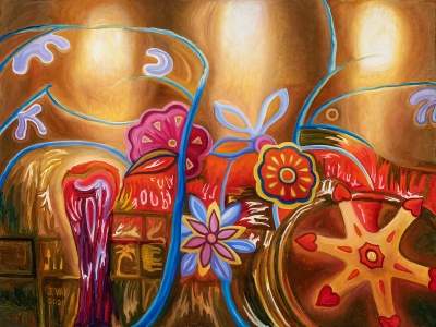 Beauty of Red, painting by J. VAK