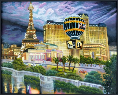 The Paris, painting by J. VAK