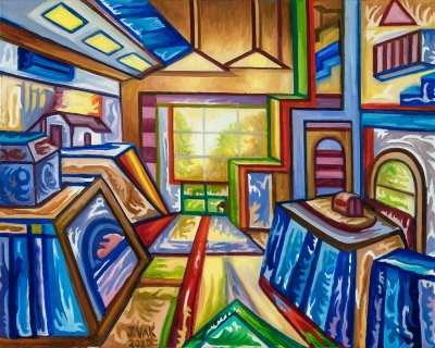 Abstract No. 2, painting by J. VAK