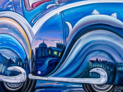 Abstract No. 4, painting by J. VAK