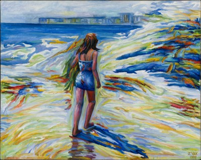 Afternoon Walk, painting by J. VAK
