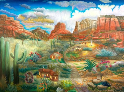 Bell Rock, painting by J. VAK