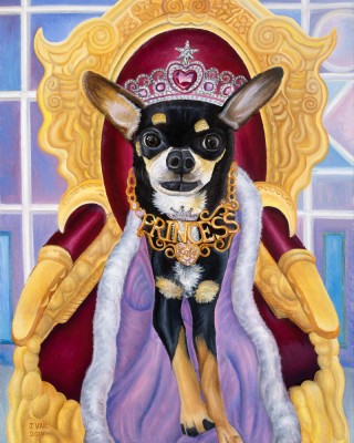 Princess Lola, painting by J. VAK