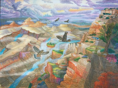 Fantasy Flight, painting by J. VAK