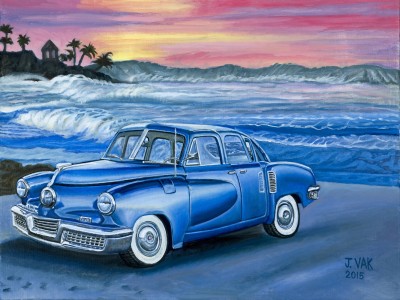 1948 Tucker, painting by J. VAK