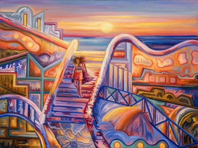 Christie, painting by J. VAK