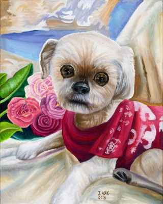 Cinnamon, painting by J. VAK