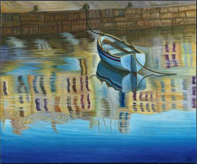 Reflections, painting by J. VAK